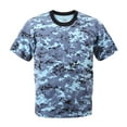 thumbnail image 3 of Rothco Kids Digital Camo T-Shirt - Sky Blue Digital Camo, Small, 3 of 3