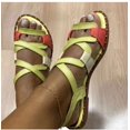 thumbnail image 1 of Sandalias planas de gran tamaño para mujer, cómodas, transpirables, informales, para playa, verano, 1 of 4