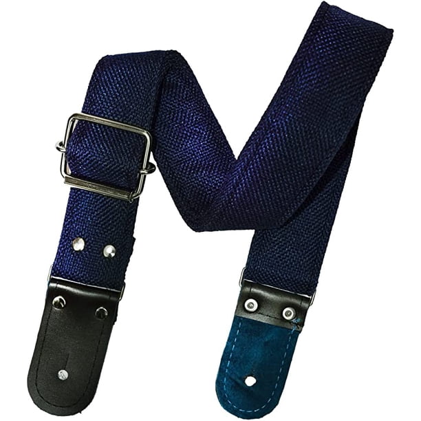 Strap, tahali, correa para guitarra o bajo. Kidam Yute azul marino
