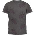 thumbnail image 1 of Flying Pigs All Over Dark Heather Soft Adult T-Shirt - 2X-Large, 1 of 1