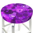 thumbnail image 3 of Susaid Berry Raspberry Print Elastic Bar Stool Cover Personalized Washable Stool Cover for Barbershop Home Bar Kitchen-13 inch, 3 of 7