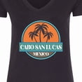 thumbnail image 4 of Inktastic Cabo San Lucas Beach Vacation Women's V-Neck T-Shirt, 4 of 5