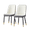 White+Gray | 2 Pack, variant on Tcbosik Dining Room Chairs Set of 4, PU Leather Chair with Metal Legs, Upholstered Side Chair for Kitchen, Living Room, White Gray