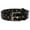 Black, variant on Casual Riveted Studded Grommets & Studs Solid Leather Belt