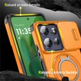 thumbnail image 5 of for Motorola Moto G Play 2025 / G Power 2025, Military Grade Shockproof Bumper Rugged Rotating Stand Ring Holder Anti-Scratch Magnetic Cover Compatible with Car Mount Case,Orange, 5 of 11