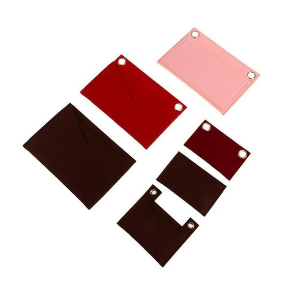 3IN1 Felt Organizer Insert Pochette Insert With Luxury Bag Felt Organizer Crossbody Women Handbag Accessories Envelope Bags