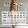 thumbnail image 3 of Morttic Women's Lapel Long Sleeve Button Front Loose Wide Leg Overall Jumpsuit – Pockets Fashion Vacation Outdoor Long Pant Khaki，S, 3 of 3