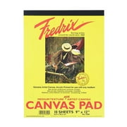 Fredrix Canvas Pads 9 In. X 12 In. [Pack Of 2] (2PK-3500)