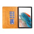 thumbnail image 3 of SaniMore Wallet Case for Samsung Galaxy Tab A8 10.5" 2022 SM-X200/X205, PU Leather Anti-scratch C Anti-slip Strips Flip Stand Full Body Protective Shockproof Busienss Design, Yellow, 3 of 8