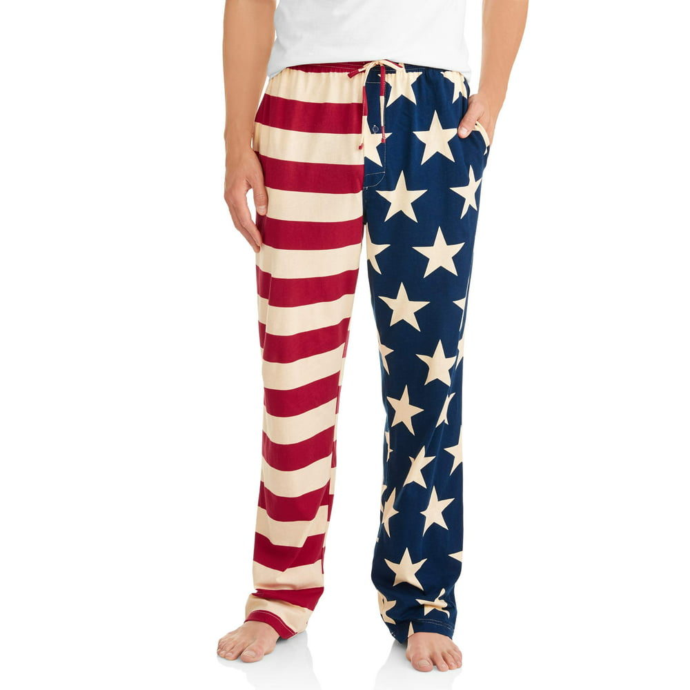 Americana - Men's Vintage American Flag Pajama Pant - Walmart.com ...