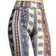 thumbnail image 2 of Pantalones de maternidad Gibobby mujer Pantalones ajustados de primavera retro con parte inferior de campana para mujer Pantalones con estampado grande a la cadera y de verano Multicolour XL, 2 of 5