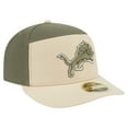 thumbnail image 3 of Men's New Era Light Beige/Olive Detroit Lions Two-Tone Color Pack Split Panel 59FIFTY Fitted Hat, 3 of 5