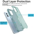 thumbnail image 5 of For Motorola Moto G 5G 2023 Case, 2 in 1 Hard PC Phone Case for Moto G Power 2023 6.5", Takfox Rubber & Rugged Sturdy Shockproof Full Body Protection Case Cover, Mintgreen, 5 of 10