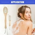 thumbnail image 2 of Vocoste Dry Brushing Back Scrubberfor Wet Dry Brushing Dual Sided Long Handle Body Brush Set, 2 of 7