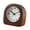 Light Wood Color, variant on Quiet Wood Analog Alarm Clock for with Night Light Battery Operated Snoozes Bedside