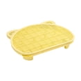 thumbnail image 2 of Alfombrilla para arena para gatos antideslizante con función de filtro, escalones para gatos mayores Amarillo, 2 of 8