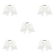 thumbnail image 2 of Qarigey Banda para el cabello grande Bowknot Elástico Adornos de goma Ajustable Snag Free Ponytail Holder Bobbles Seamless Scrunchies White Type2 NO2, 2 of 6
