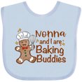 thumbnail image 3 of Inktastic Nonna and I Are Baking Buddies Boys or Girls Baby Bib, 3 of 4