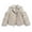 Beige, variant on Girls Faux Fox Fur Coat Toddler Girls Jacket Long Sleeve Fall Winter Kids Fleece Zipper up Solid Jackets Warm Woolen Leather Jacket Coats