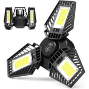 2-Pack LED Garage Lights w/ Motion Sensor, 50 Watt 6000 Lumen, FCC, UL-Listed