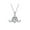 silver A, variant on Latrodar Metal Alloy Hollowing Out Necklace Inlaid Confession Lady Jewelry Gift Good Friday Best Friend Gifts for Women