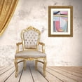 thumbnail image 3 of Alexej von Jawlensky 19x24 Gold Ornate Framed and Double Matted Museum Art Print Titled - Abstract Head, Symphony in Pink (1929), 3 of 4
