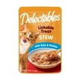 thumbnail image 4 of (6 pack) Hartz Delectables Stew Lickable Wet Cat Treats - Tuna & Shrimp, 1.4oz, One Pouch, 4 of 13