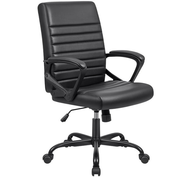 Black Leather Office Chair