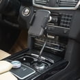 thumbnail image 4 of Soporte ajustable para coche, soporte universal para teléfono móvil, soporte para vaso de agua, giratorio 360 grados (negro), 4 of 4
