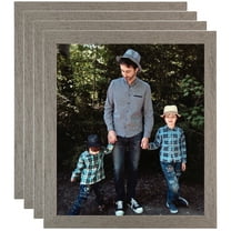 ArtToFrames 20" x 24" Distressed Gray Picture Frame, 20x24 inch Gray Wood Poster Frame (WOM-4479), 4 Pack