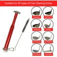 thumbnail image 6 of 1PC Golf Club Cleaner 6 Heads with Brush Groove Sharpener Tool for All Golf Irons, 6 of 7