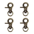 thumbnail image 1 of 4pcs Sunnimix Broche de Garra de langosta clips de Gatillo Giratorios bronce, 1 of 8