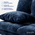 thumbnail image 4 of LASE Muebles Sofá Cama Janeiro Matrimonial Sillón Reclinable 3 Posiciones Boucle Chocolate, 4 of 7