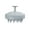 Grey, variant on HEETA Scalp Massager Hair Growth, Soft Silicone Scalp Scrubber Shampoo Brush for Exfoliation, Dandruff Removal, Wet & Dry Use, Wheat Straw Purple