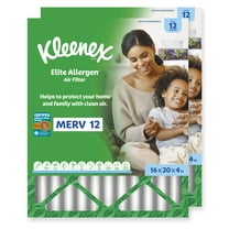 Elite Allergen Air Filter 16X20X4 Inches- 12 MERV RATING (2-Pack)