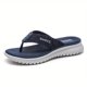 thumbnail image 4 of Chanclas de cuña cómodas para mujer - Zapatos de suela suave para una comodidad informal de verano, 4 of 4