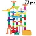 thumbnail image 2 of Marble Run Game Interactive Fun DIY Marble Block Building Set Marble Track Toy, 2 of 10