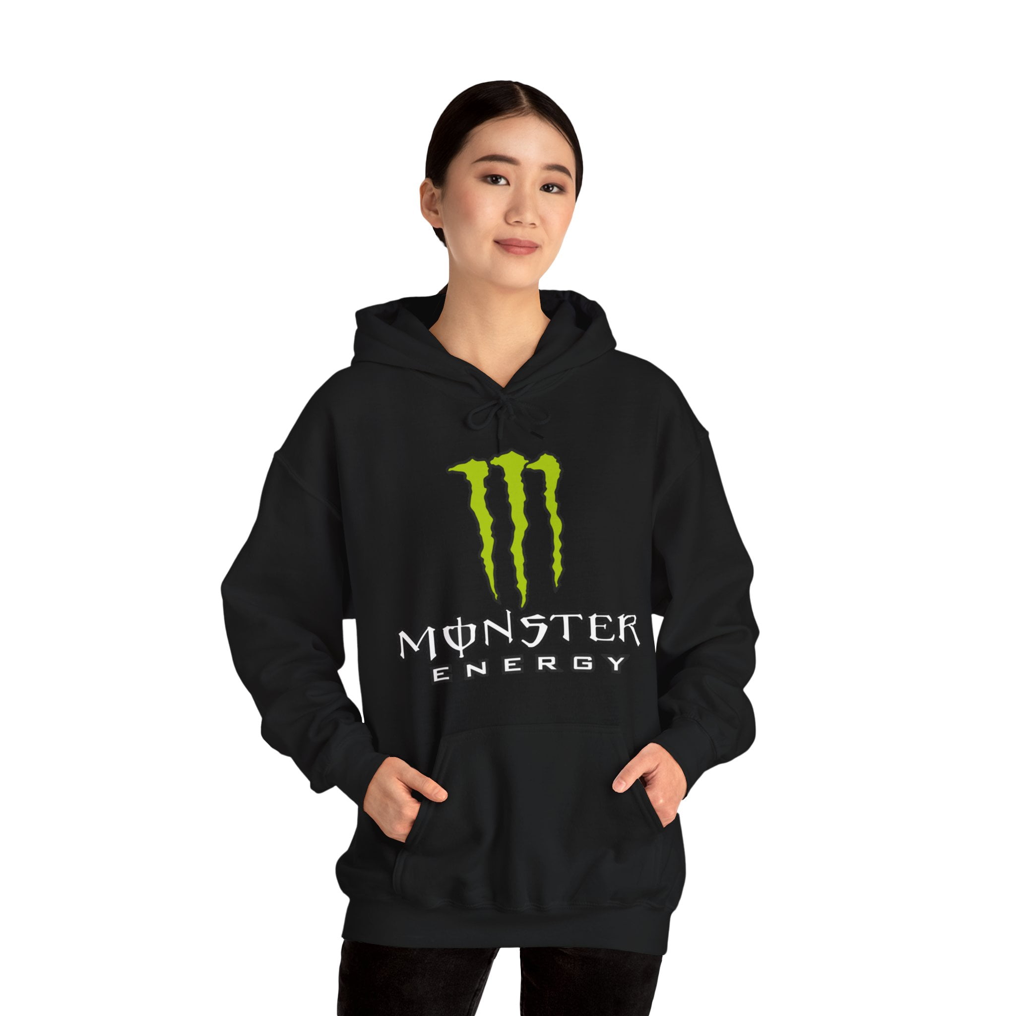 Monster logo hoodie sale