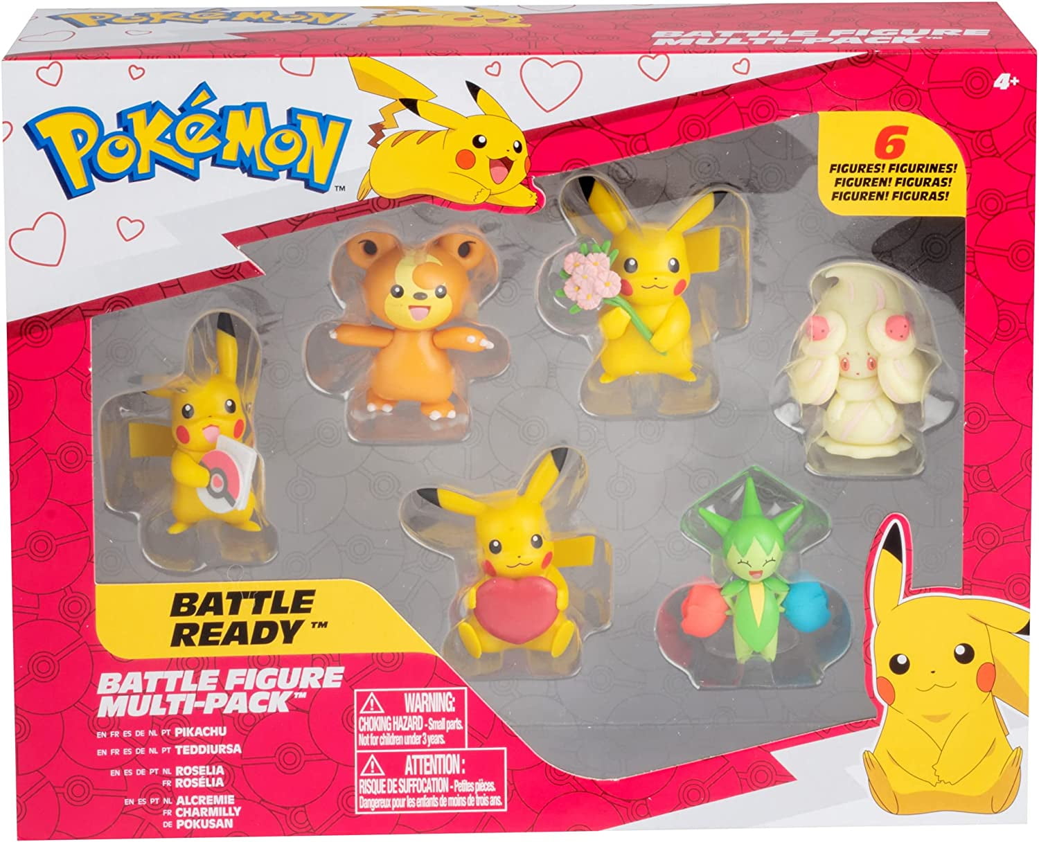 Conjunto de 6 Figuras Pokémon