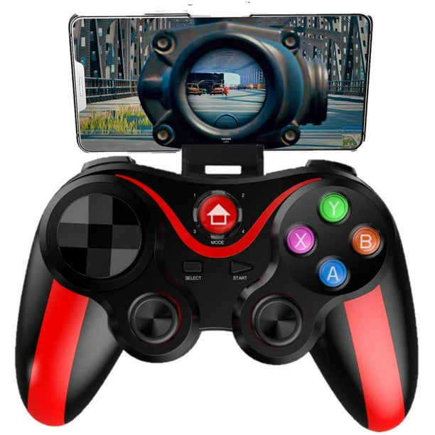 eeuwig dynamisch Manie Mobile Controller for The Most Games, Mobile Gamepad Wireless Game  Controller Joystick for Android/iOS, Key Mapping, Shooting Fighting Racing  Game-NO Supporting iOS 13.4 or abover (RED-Black) - Walmart.com