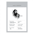 thumbnail image 4 of 2pc 1/4 3/8 Screw Extension 90° Right Angle Mount Adapter for Tripod Monitor Video Image Transmission DSLR Camera Cage, 4 of 7