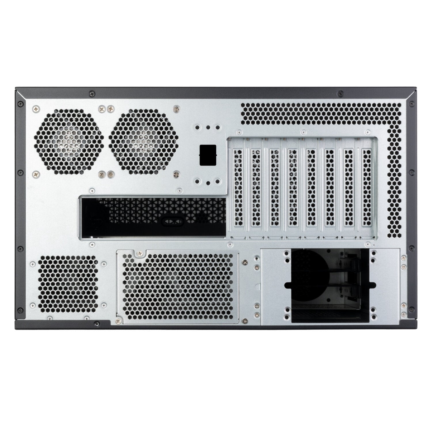 SilverStone RM61-312 6U 12-Bay Rackmount Chassis equipped with dual PSU