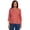 Oatmeal, variant on Alfred Dunner Womens Embellished Spliced Solid Top