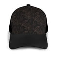 thumbnail image 3 of Naloa Autumn Leaves1 Adult adjustable Print Baseball Hat, Patchwork curved brim baseball capfor Men and Women, One Size, 3 of 5
