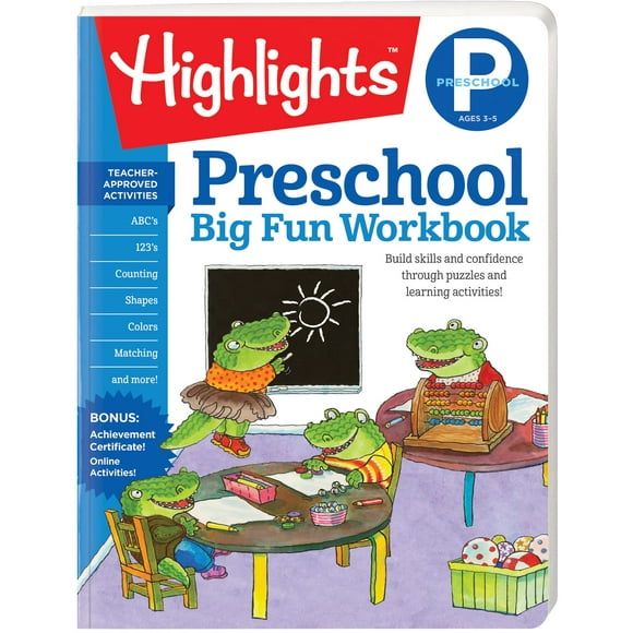 Preschool Big Fun Workbook (Highlights™ Big Fun Activity Workbooks)