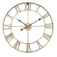 thumbnail image 3 of Clock, Metal Clock Round Shaped Antique Clock  For Home Cafe Decor, 3 of 8
