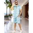 thumbnail image 2 of Conjunto Hombre Verano Camisa y Short a Juego Alberca Playa y Calor, 2 of 5