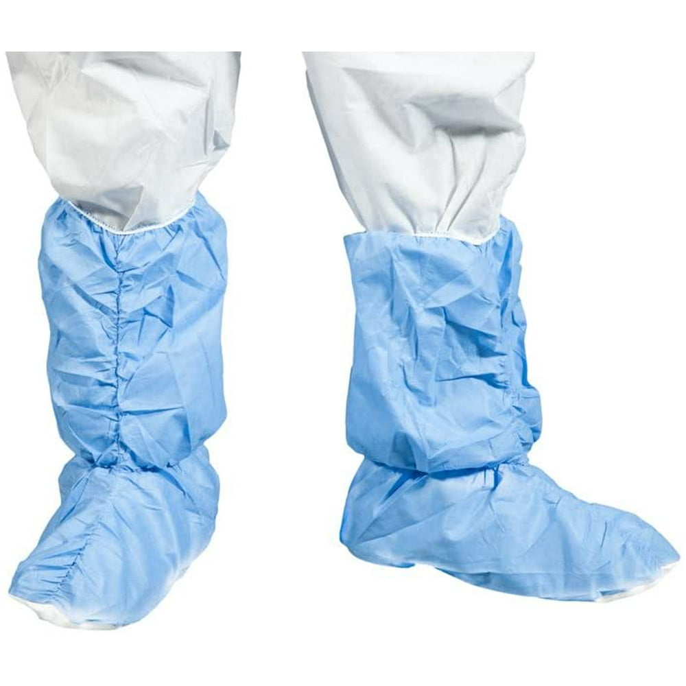 Quest Traction Disposable Boot and Shoe Covers 18" Tall Foot