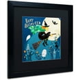 thumbnail image 2 of Trademark Fine Art "Halloween Witch" Canvas Art by Lisa Powell Braun, Black Matte, Black Frame, 2 of 4
