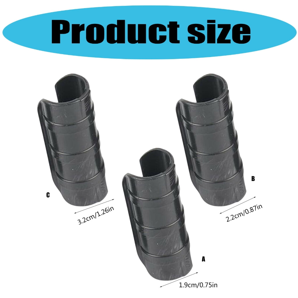 SDFGTstore Pack of 50 ABS Plastic Greenhouse Clips Grip Clamps for Garden Pipe Frame